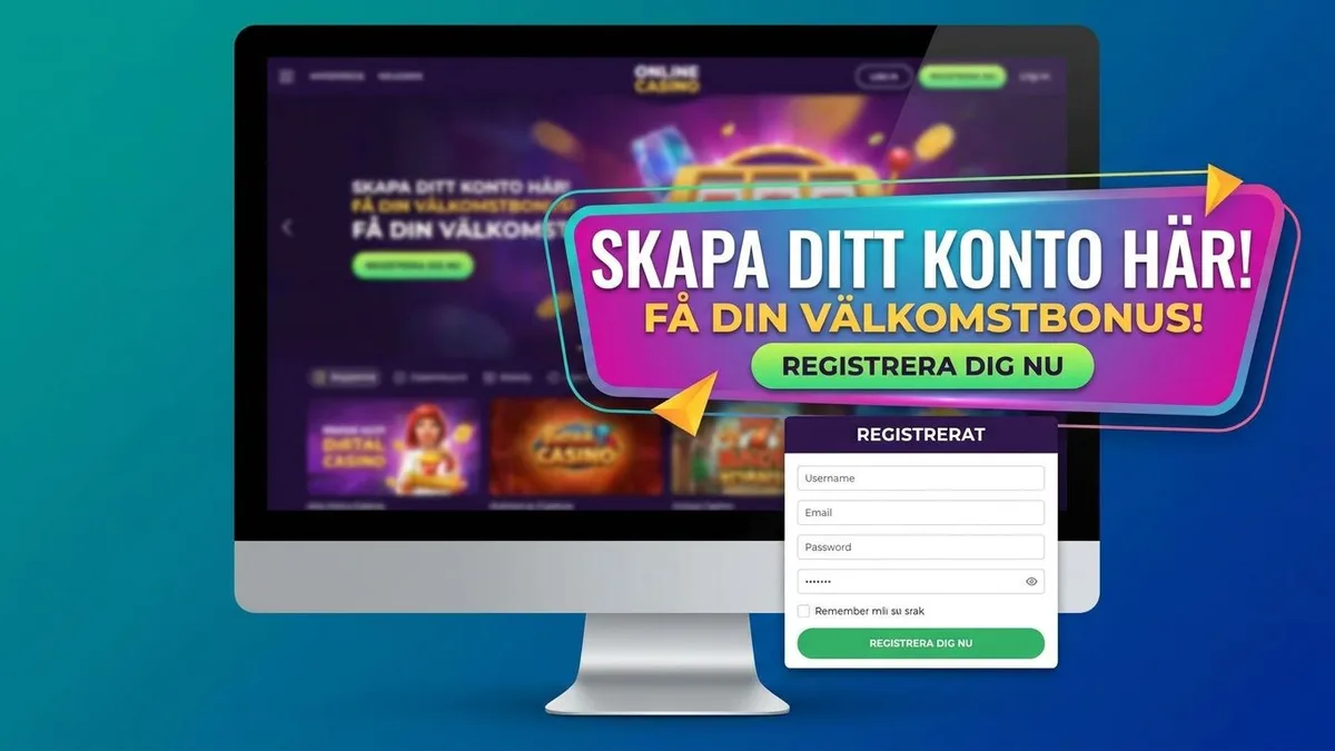 Registrera dig med bonus
