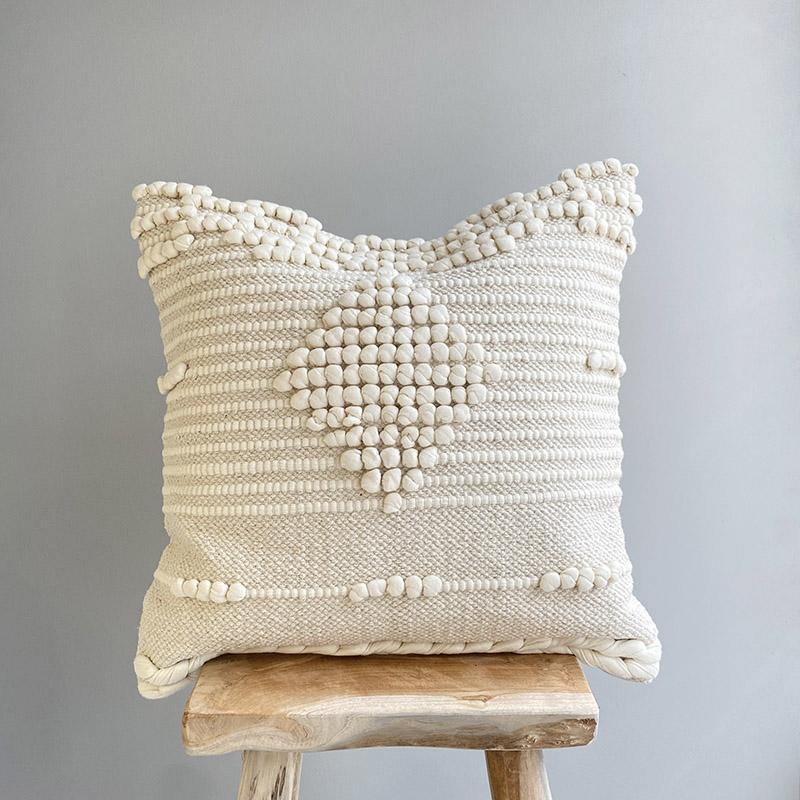 Stella 50x50 - CasaJ Living Vävd kudde / kuddfodral i bomull